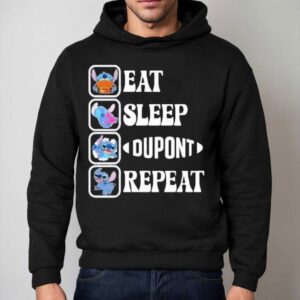 Stitch Eat Sleep Dupont Repea Hoodie