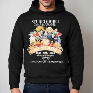 Studio Ghibli Years Miyazaki Hayao Thank You For The Memories Signature Hoodie