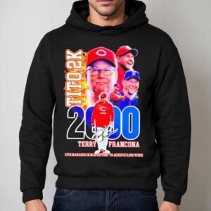 Terry Francona Tito K Th Manager In Mlb History To Achieve Wins Hoodie