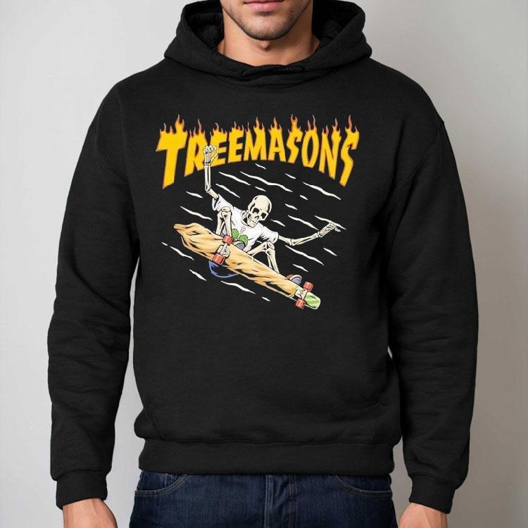 Treemasons Skate Skeleton Shirt Treemasons Skate Skeleton Shirt
