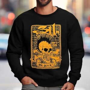 Vans Warped Tour Event In Long Beach California On July Skull Sweatshirt
