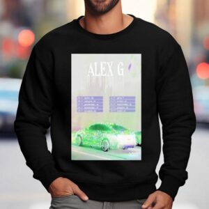 Alex G Uk And Eu Tour 2025 Dates Shirt 3 Alex G Uk And Eu Tour Dates Sweatshirt