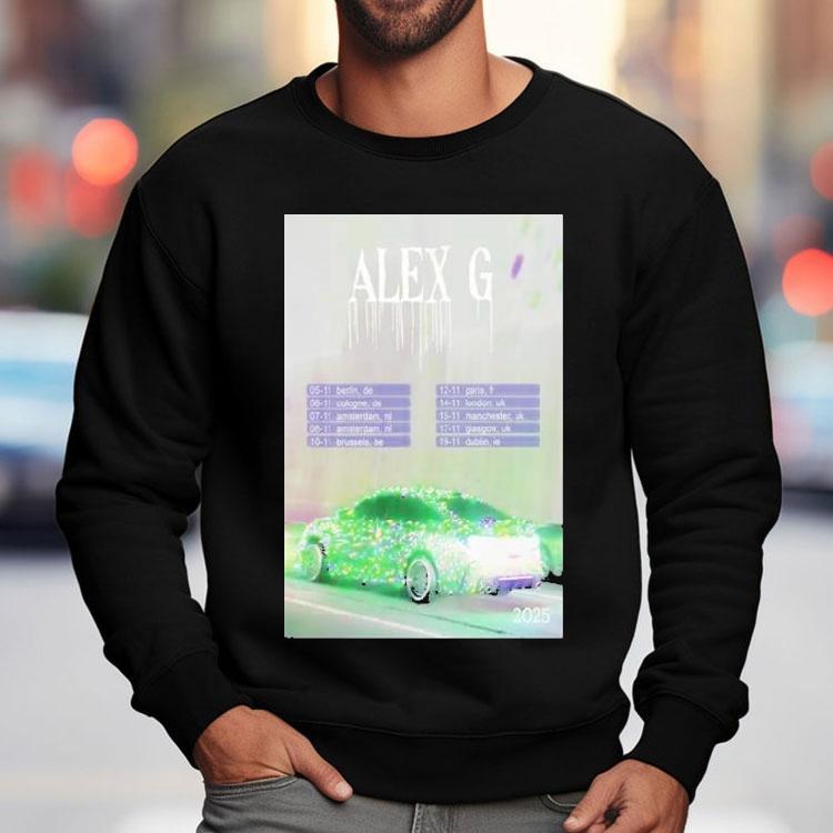Alex G Uk And Eu Tour 2025 Dates Shirt Alex G Uk And Eu Tour 2025 Dates Shirt