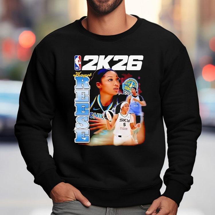 Angel Reese Nba 2k26 Chicago Sky Basketball Shirt Angel Reese Nba 2k26 Chicago Sky Basketball Shirt