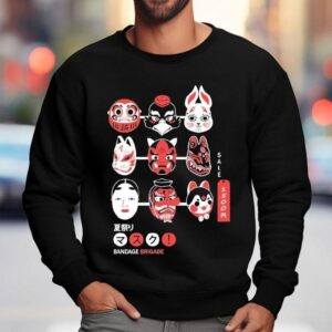 Bandage Brigade Matsuri Masks Sweatshirt