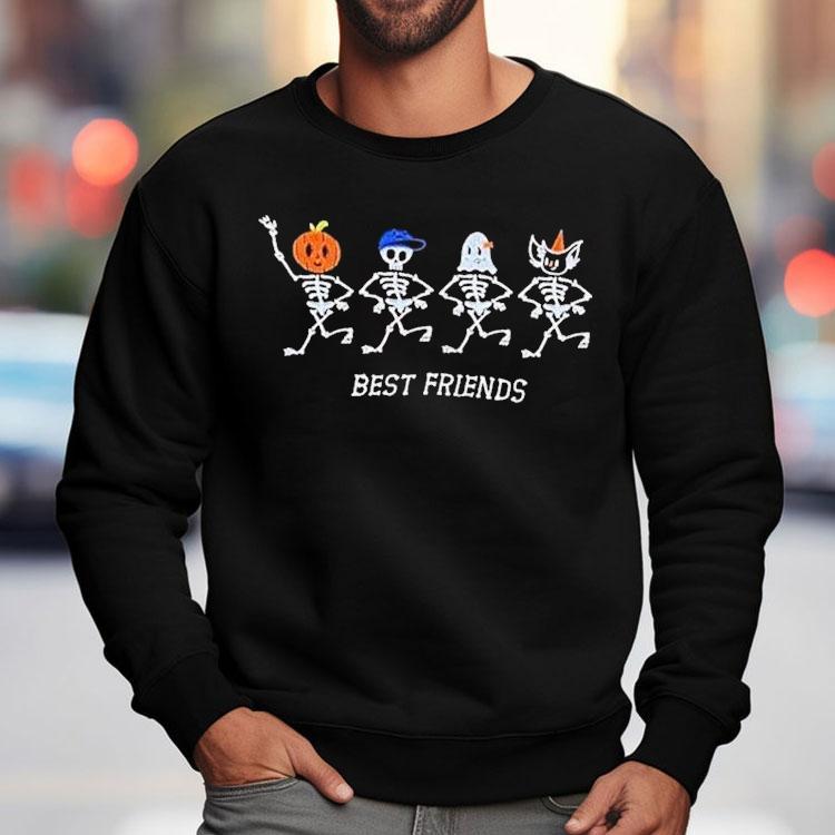 Best Friends Skeletons Halloween Shirt Best Friends Skeletons Halloween Shirt