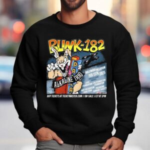 Blink-182 Alkaline Trio February 13 2025 Hollywood, Ca Shirt 3 Blink Alkaline Trio February Hollywood Ca Sweatshirt