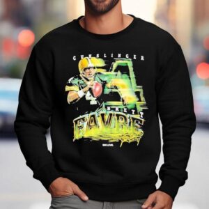 Brett Favre Green Bay Packers Grunge Wht Shirt 3 Brett Favre Green Bay Packers Grunge Wh Sweatshirt