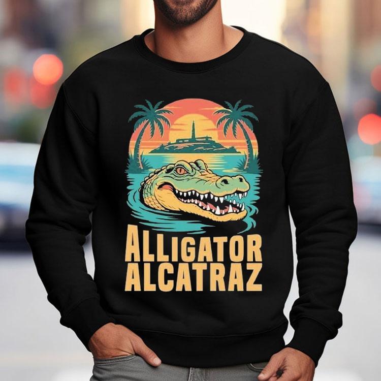 Clown World Alligator Alcatraz Crocodile Shirt Clown World Alligator Alcatraz Crocodile Shirt