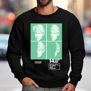 David Bowie Let S Dance Concer Sweatshirt
