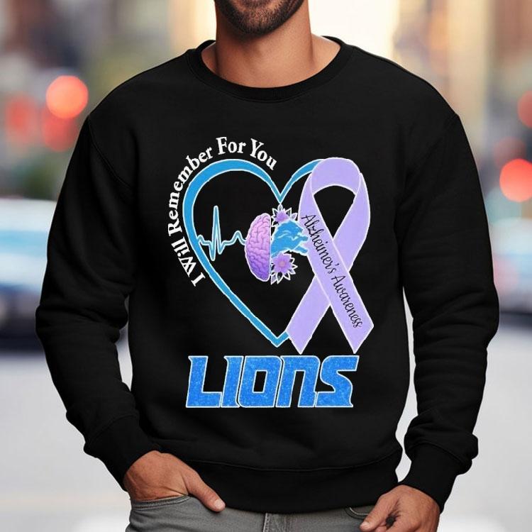 Detroit Tigers I Will Remember For You Alzheimer’s Awareness Heartbeat Brain Shirt Detroit Tigers I Will Remember For You Alzheimer’s Awareness Heartbeat Brain Shirt