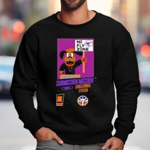 Dog Pixel Submission Mission Educational System Sweatshirt
