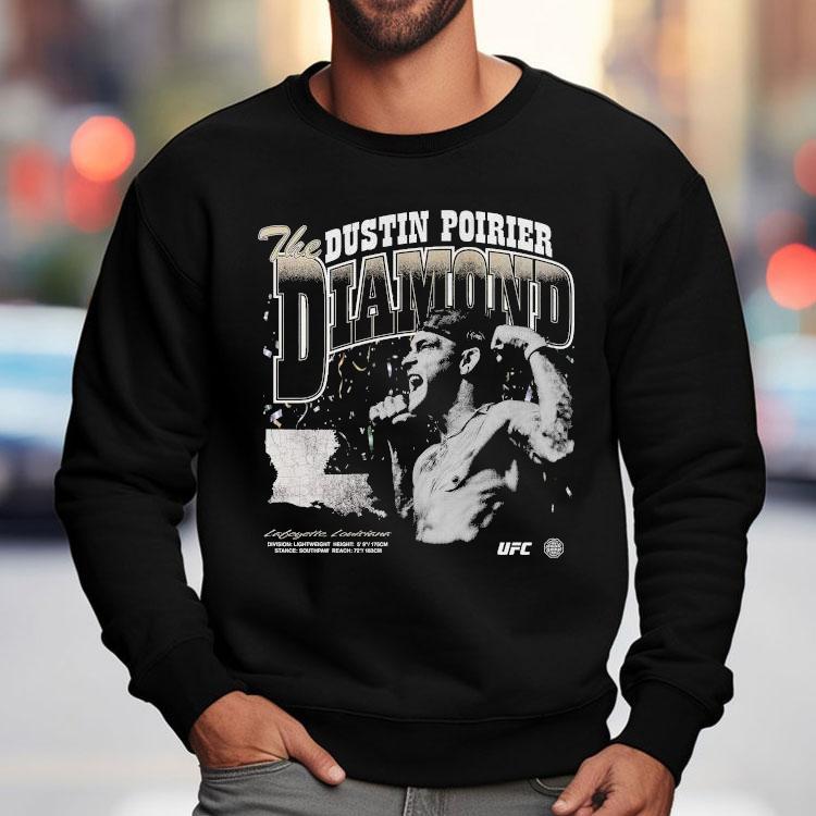 Dustin Poirier The Diamond Dancing Boxy Ufc Shirt Dustin Poirier The Diamond Dancing Boxy Ufc Shirt