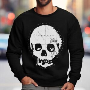 Ekkstacy Headache Portrait Skull Misery Sweatshirt