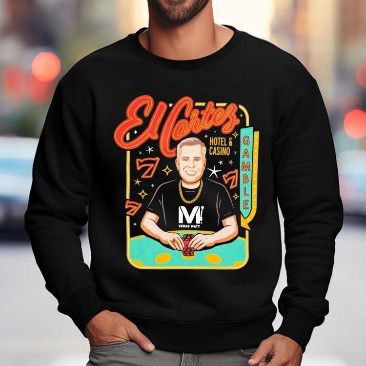 El Cortez Vegas Matt Gamble Hotel And Casino Shirt El Cortez Vegas Matt Gamble Hotel And Casino Shirt