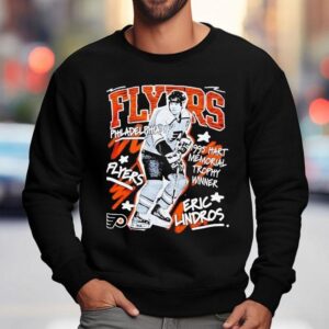 Eric Lindros Philadelphia Flyers Hockey 1995 Hart Memorial Trophy Winner Shirt 3 Eric Lindros Philadelphia Flyers Hockey Hart Memorial Trophy Winner Sweatshirt