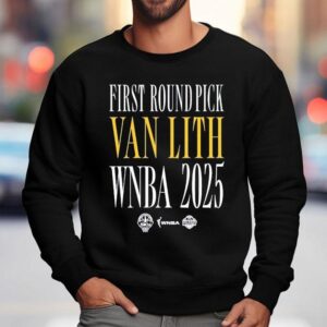 First Round Pick Van Lith Chicago Sky Wnba 2025 Shirt 3 First Round Pick Van Lith Chicago Sky Wnba Sweatshirt