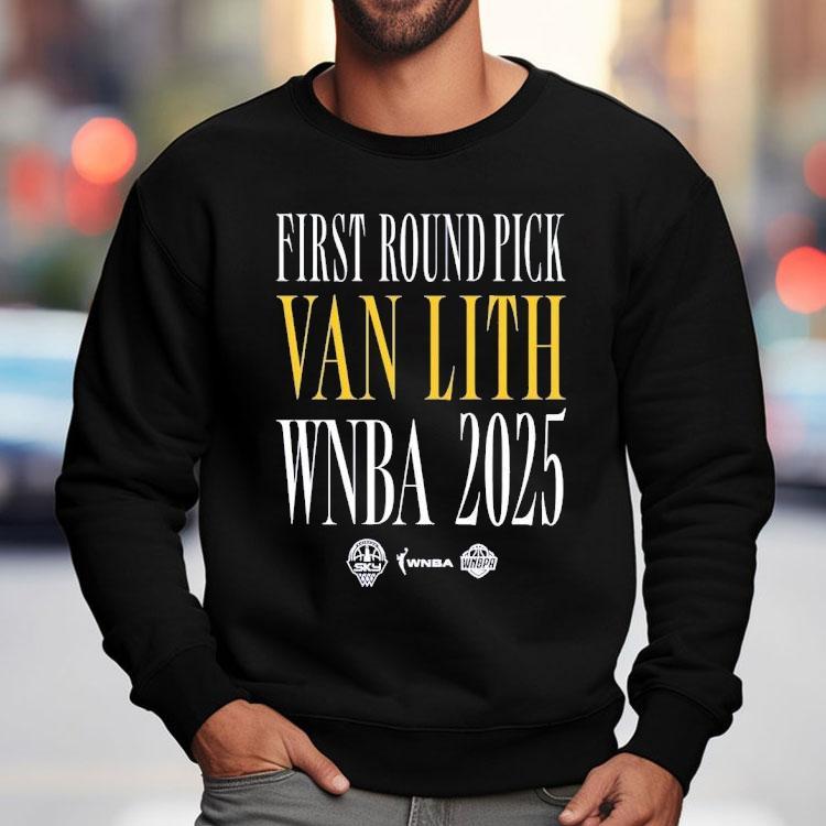 First Round Pick Van Lith Chicago Sky Wnba 2025 Shirt First Round Pick Van Lith Chicago Sky Wnba 2025 Shirt