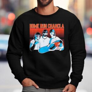Francisco Lindor Brandon Nimmo And Pete Alonso Home Run Chancla New York Mets Baseball Shirt 3 Francisco Lindor Brandon Nimmo And Pete Alonso Home Run Chancla New York Mets Baseball Sweatshirt