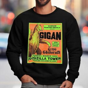 Gigan Tower Gigan Godzilla Tower Flyer Sweatshirt