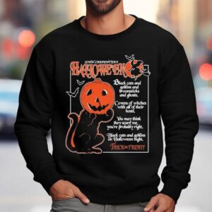 Halloween Black Cats And Goblins Sweatshirt