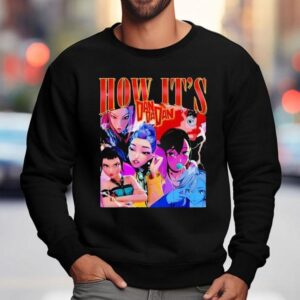 How It S Dandadan K Pop Demon Hunters Sweatshirt