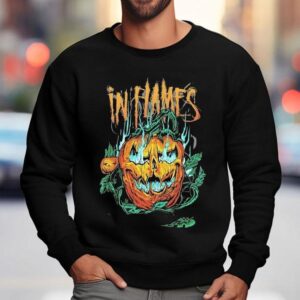 In Flames Hell Pumpkin Shirt 3 In Flames Hell Pumpkin Sweatshirt