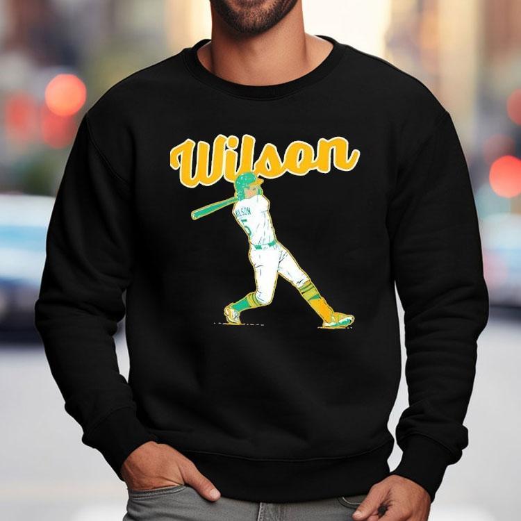 Jacob Wilson Oakland Athletics Baseball Shirt Jacob Wilson Oakland Athletics Baseball Shirt