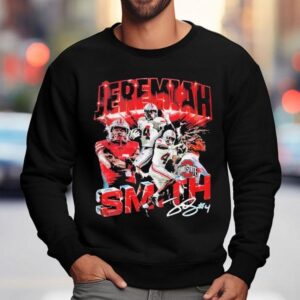 Jeremiah Smith Ohio State Buckeyes Pepper Signature Sweatshirt