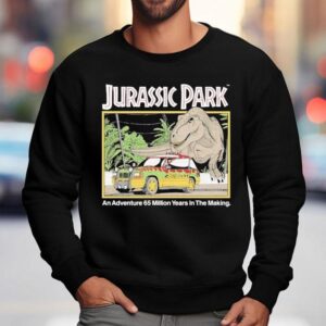 Jurassic Park An Adventure Million Years In The Making Dinosaur Sweatshirt
