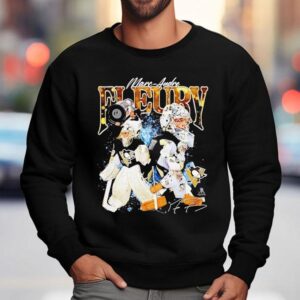 Marc Andre Fleury Pittsburgh Penguins Hockey Signature Sweatshirt