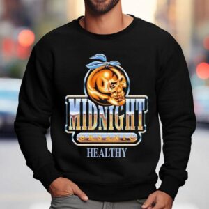 Midnight Organic Chrome Badge Healthy Sweatshirt