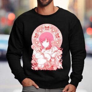 Mori Calliope Portrait Of Death White Variant Shirt 3 Mori Calliope Portrait Of Death White Varian Sweatshirt