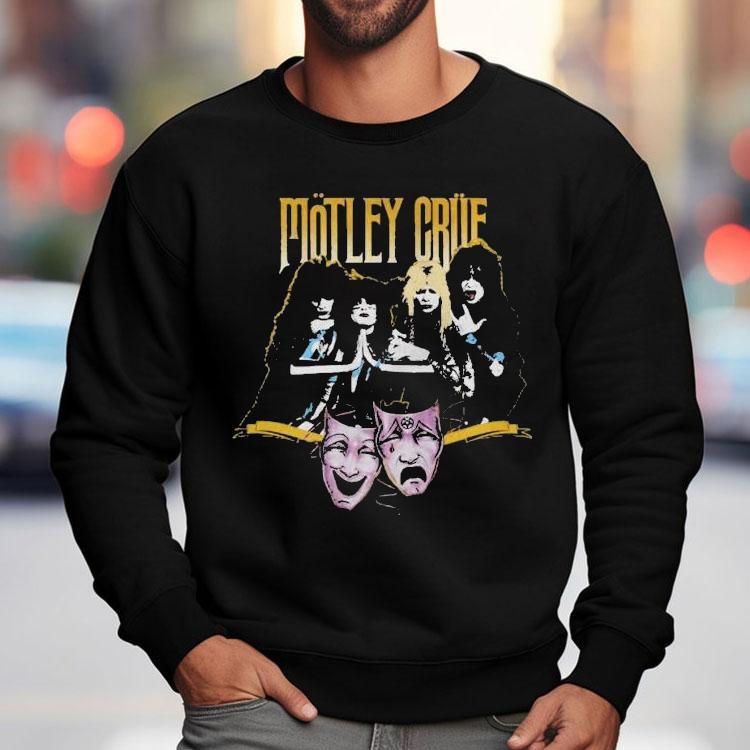 Motley Crue Theatre Of Pain Album 40th Anniversary Books Mask 2025 Shirt Motley Crue Theatre Of Pain Album 40th Anniversary Books Mask 2025 Shirt