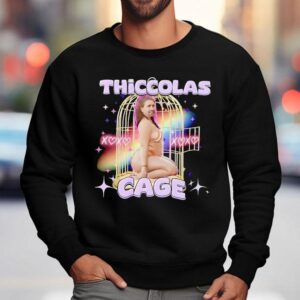 Nicolas Cage Thiccolas Cage Meme Sweatshirt