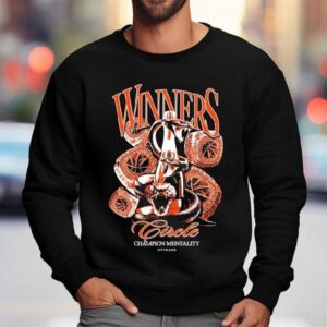Outrank Winners Circle Champion Mentality Snake Rings Sweatshirt