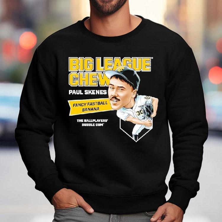 Paul Skenes Big League Chew Fancy Fastball Banana The Ballplayers’ Bubble Gum Shirt Paul Skenes Big League Chew Fancy Fastball Banana The Ballplayers’ Bubble Gum Shirt