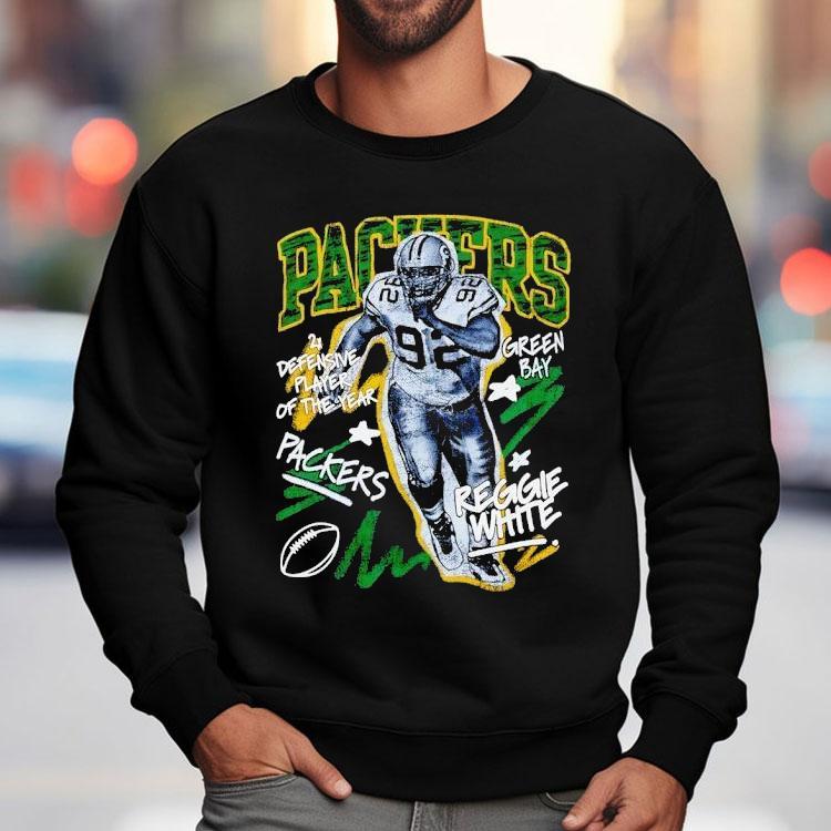 Reggie White Green Bay Packers Football 2x Defensive Player Of The Year Shirt Reggie White Green Bay Packers Football 2x Defensive Player Of The Year Shirt