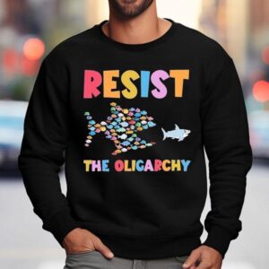 Resist The Oligarchy Fish Sweatshirt