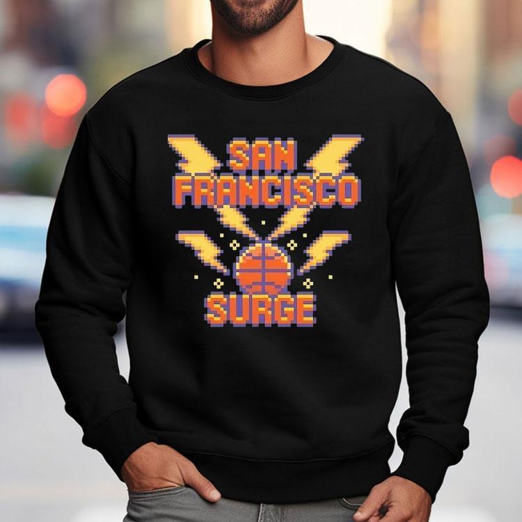 San Francisco Surge Basketball Pixel Shirt San Francisco Surge Basketball Pixel Shirt