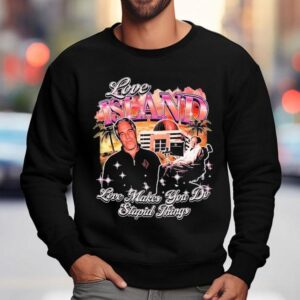 Stephen Hawking And Jeffrey Epstein Love Island Love Makes You Do Stupid Things Sweatshirt