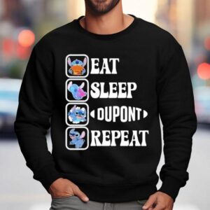 Stitch Eat Sleep Dupont Repea Sweatshirt