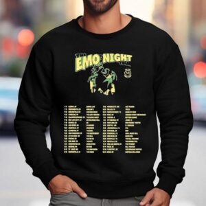 The Emo Night Tour Dates July Godzilla Sweatshirt