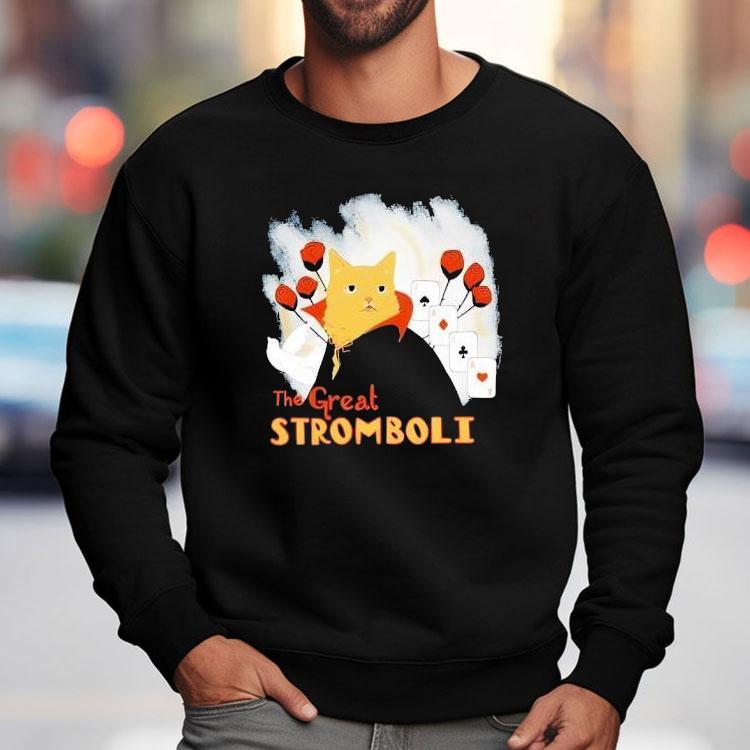 The Great Stromboli Cat Cards Shirt The Great Stromboli Cat Cards Shirt