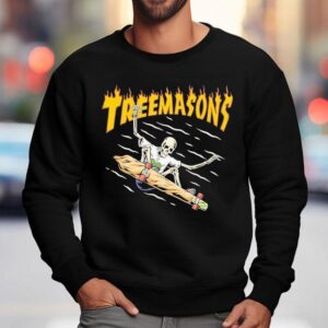 Treemasons Skate Skeleton Shirt 3 Treemasons Skate Skeleton Sweatshirt