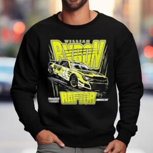 William Byron #24 2025 Raptor Hendrick Motorsports Nascar Shirt 3 William Byron Raptor Hendrick Motorsports Nascar Sweatshirt