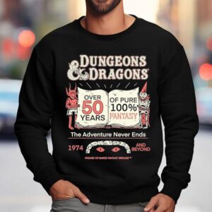 Wizard Of Barge Dungeons And Dragons 50 Years Of Fantasy The Adventure Never Ends 1974 And Beyond Shirt 3 Wizard Of Barge Dungeons And Dragons Years Of Fantasy The Adventure Never Ends And Beyond Sweatshirt