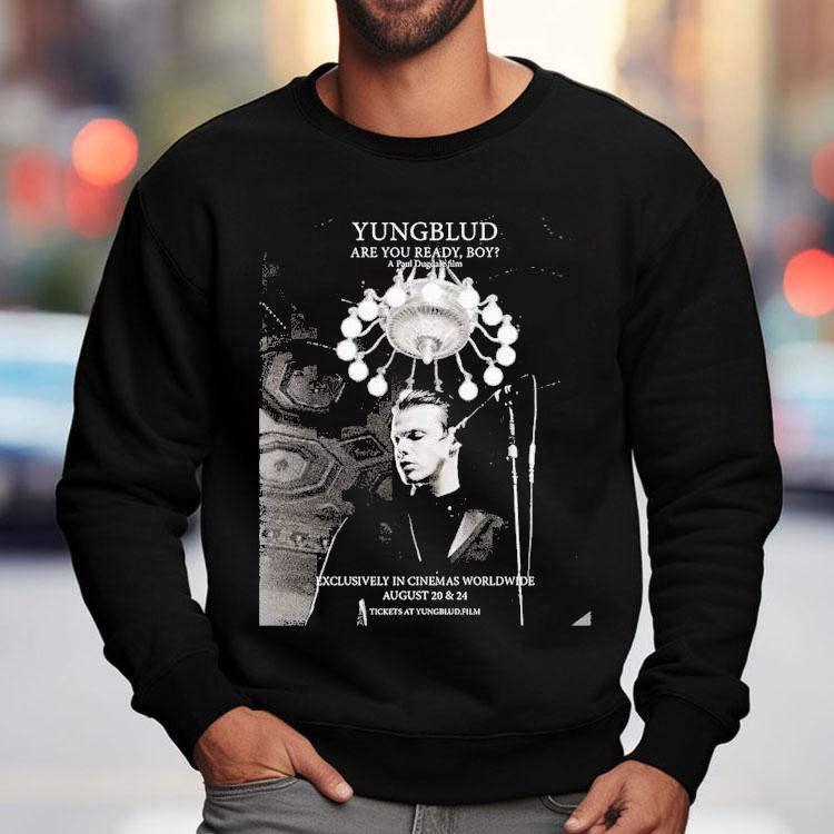 Yungblud Are You Ready Boy A Paul Dugdale Film Exclusive In Cinemas On August 20 And 24 2025 Shirt Yungblud Are You Ready Boy A Paul Dugdale Film Exclusive In Cinemas On August 20 And 24 2025 Shirt