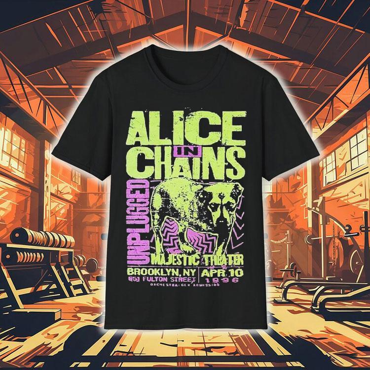 Alice In Chains Unplugged Majestic Brooklyn Ny Dog Shirt Alice In Chains Unplugged Majestic Brooklyn Ny Dog Shirt
