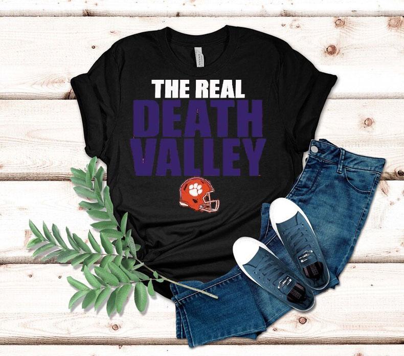 Clemson Tigers The Real Death Valley Helmet Shirt Clemson Tigers The Real Death Valley Helmet Shirt